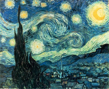 Vincent Van Gogh Painting - van Gogh The Starry Night 2